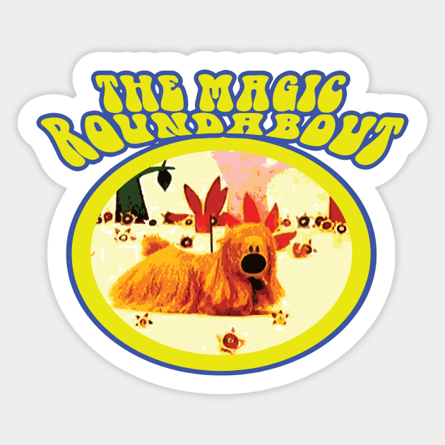 The Magic Roundabout Sticker by ptelling